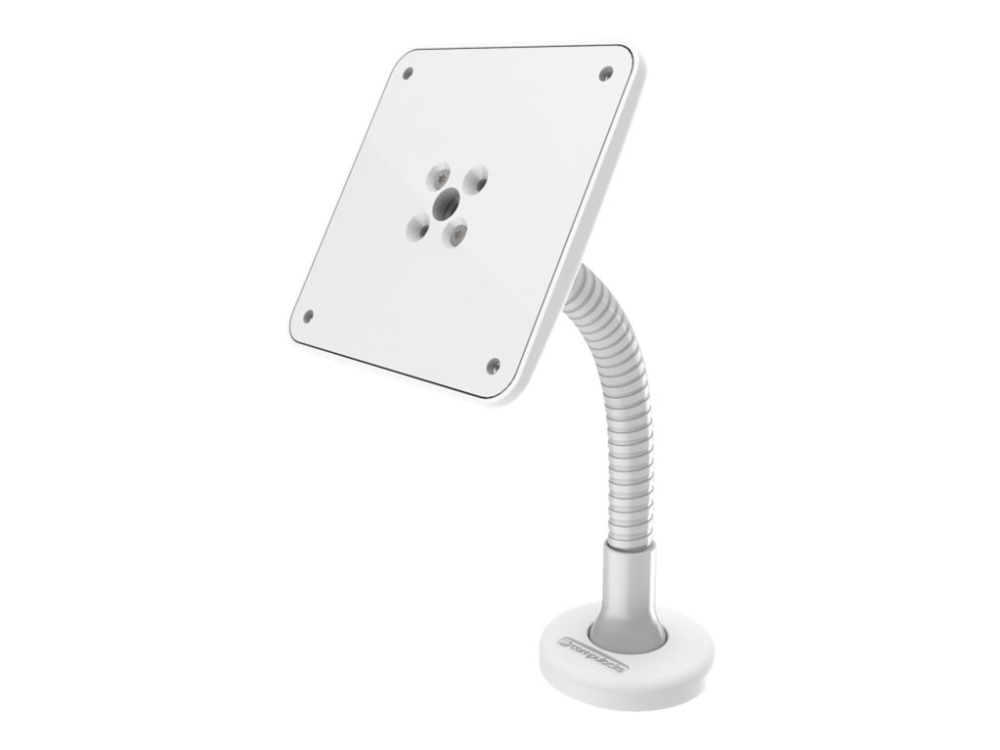 Compulocks Vesa Flex Arm Mount - Monteringssæt (Fleksibel Arm) - For Tablet - Stål - Hvid - Vægmonterbar