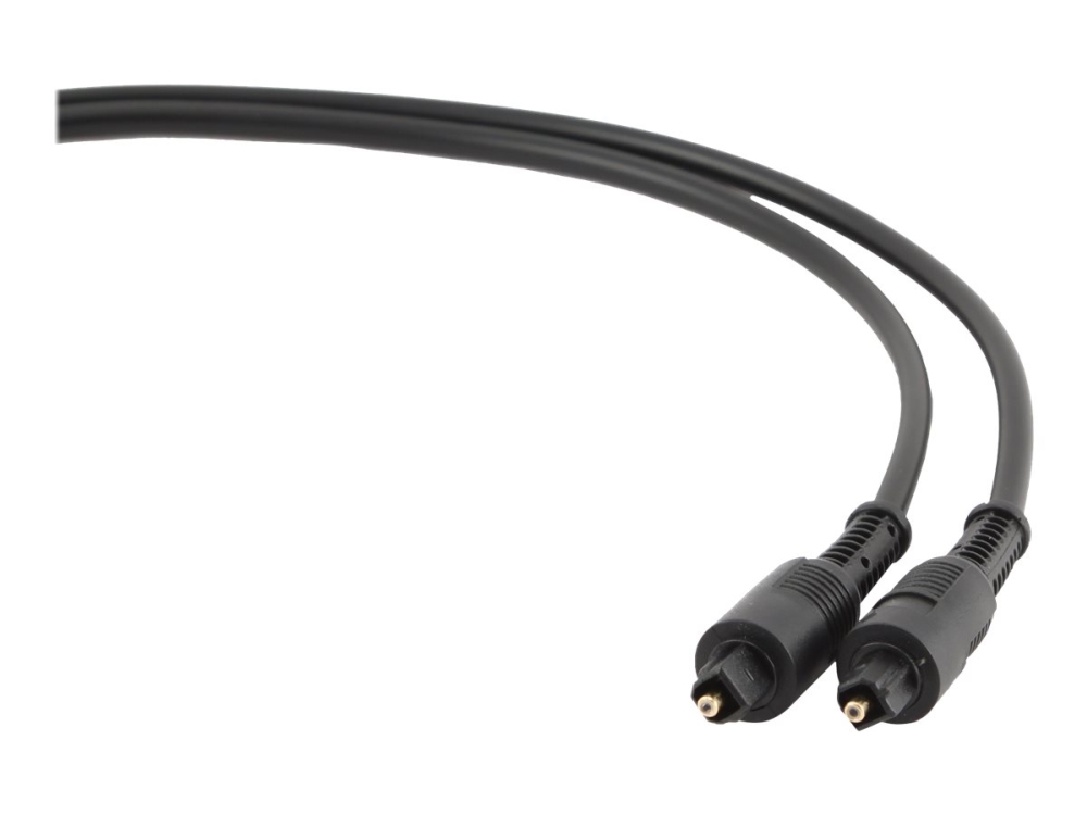 Gembird Toslink, 2M, Toslink, Männlich, Toslink, Männlich, 2 M, Schwarz