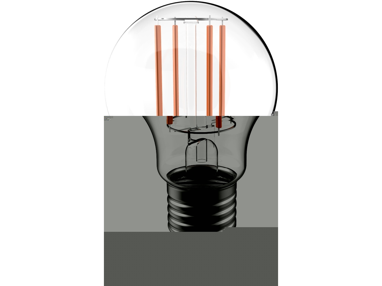 Airam Led A60 -Lamppu, E27, 4000K, 470Lm, Kirkaskupuinen