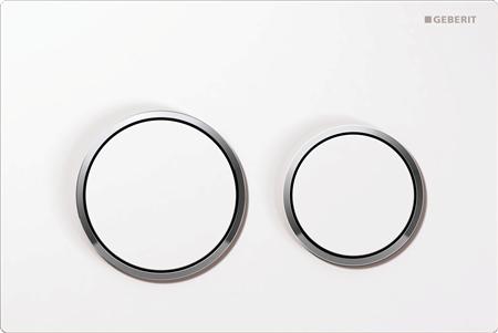 Geberit Omega20 Steuerplatte, Hv/Kr/Hv