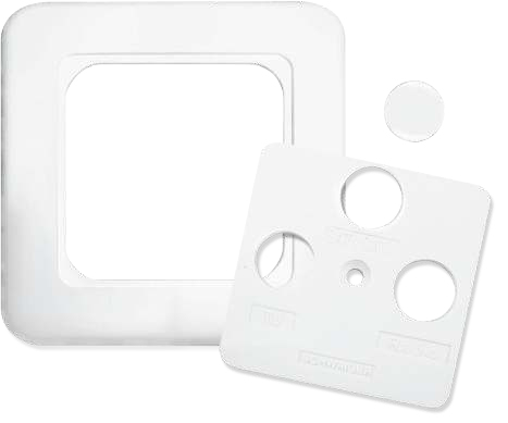 Schwaiger Ade/Adrs532, Hvid, Konventionel, Schwaiger, Sat + Tv + Radio, 75 Mm, 75 Mm