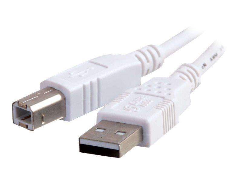 C2g 3M Usb 2.0 A/B Cable, 3 M, Usb A, Usb B, Usb 2.0, Männlich/Männlich, Weiß