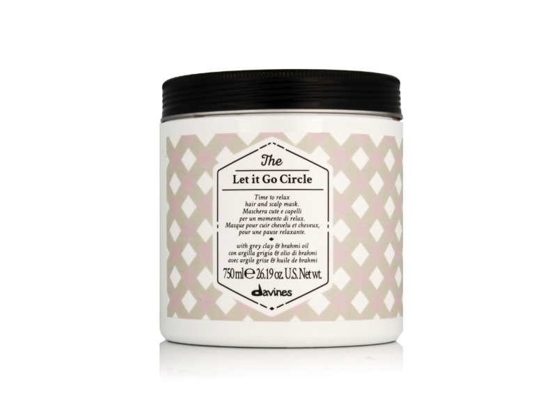 Davines The Let It Go Circle Hair Treatment Cream Mask, Moisturization, Frizz Control, 750 Ml Unisex