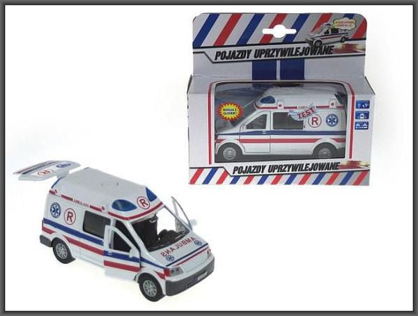 Hipo Ambulance Van lys lyd i æske 14cm (HKG076)