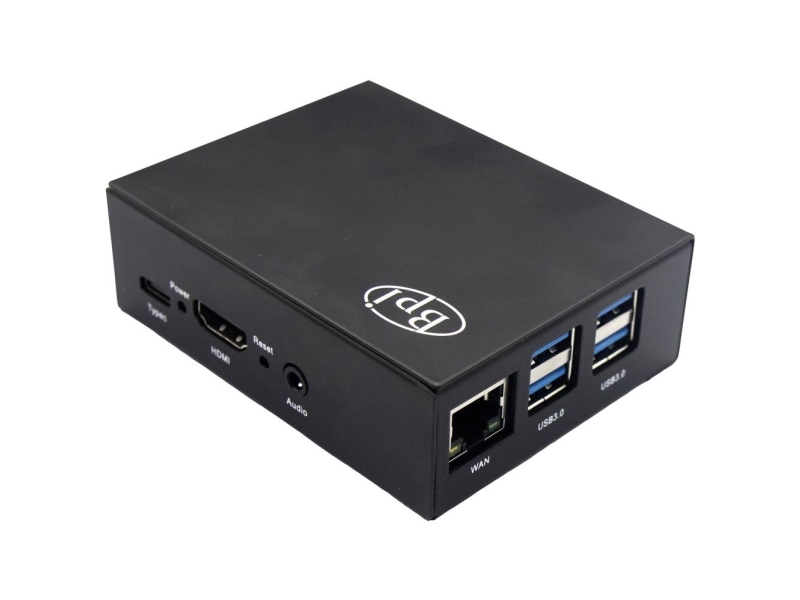 Banana Pi M5 Case Aluminiumskabinet Passer Til: Banana Pi Sort