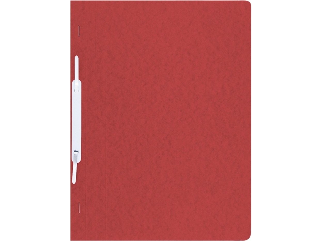 DONAU Bindermappe, forhæftet, A4, hård, 390gsm, rød