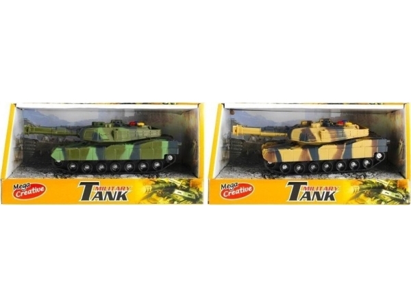 Tank light med lyd 21x11x9 cm - mix