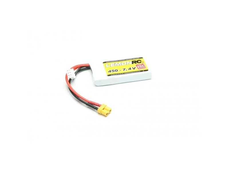 Lemonrc Modelbyggeri-Batteripakke (Lipo) 7.4 V 450 Mah Celletal: 2 35 C Softcase Xt30