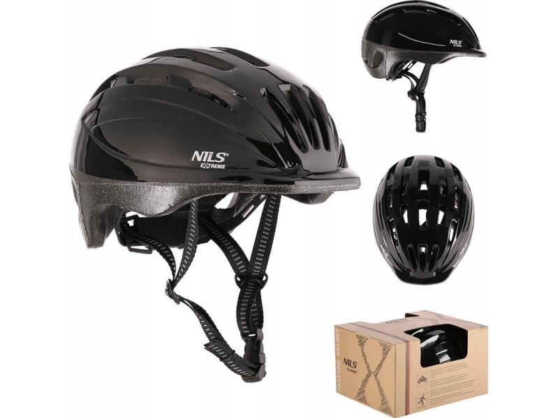 Nils Extreme MTV62J SORT STØRRELSE S (48-52CM) NILS EXTREME BØRNEHJELM