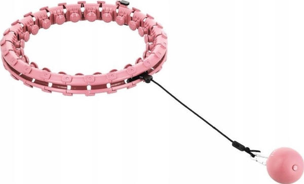 Hms Hhw01 Hula-Hoop-Reifen Mit Tabs Und Gewichten Rosa