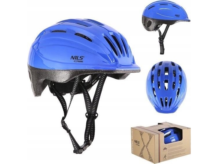 Nils Extreme Mtv62j Blå Størrelse S (48-52Cm) Kids Nils Extreme Helmet