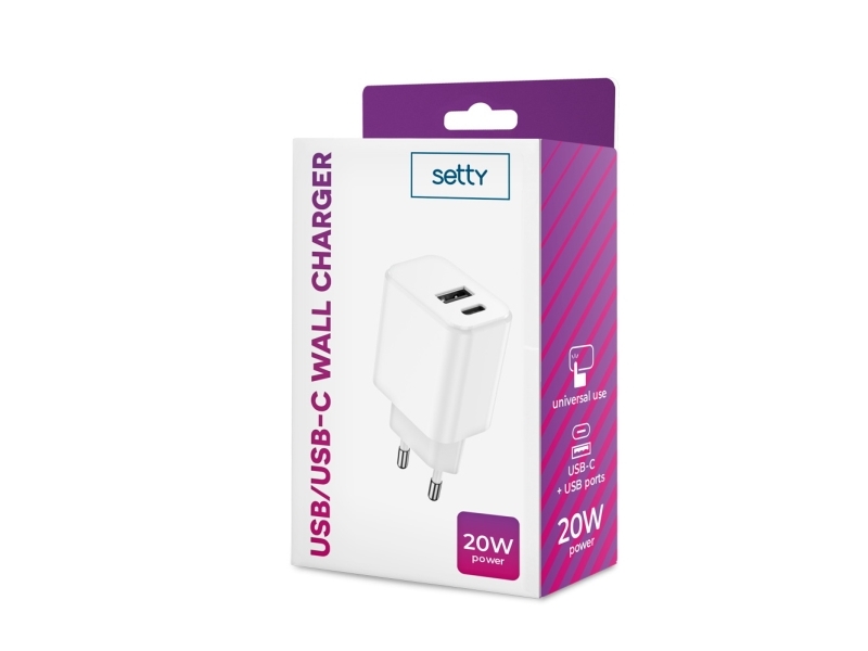Setty Gsm106083, Indendørs, Vekselstrøm, Hvid