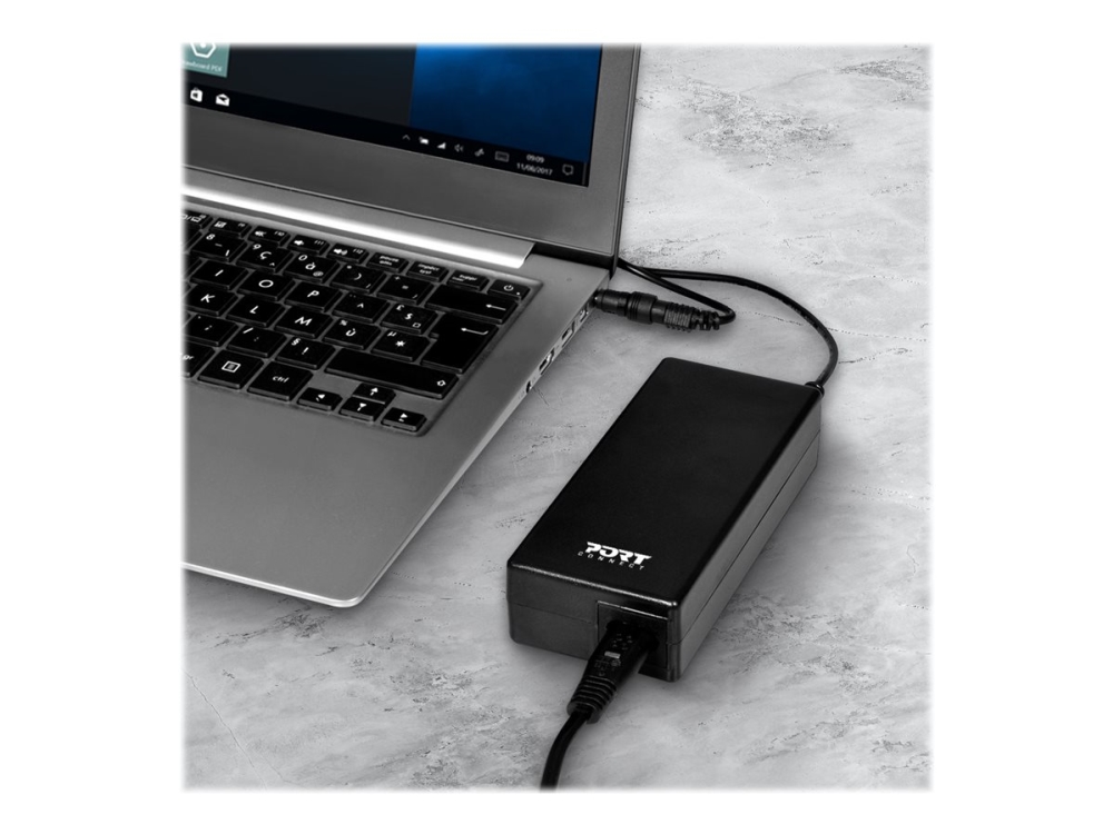 PORT - Strømforsyningsadapter - AC 100-240 V - 65 Watt - Europa