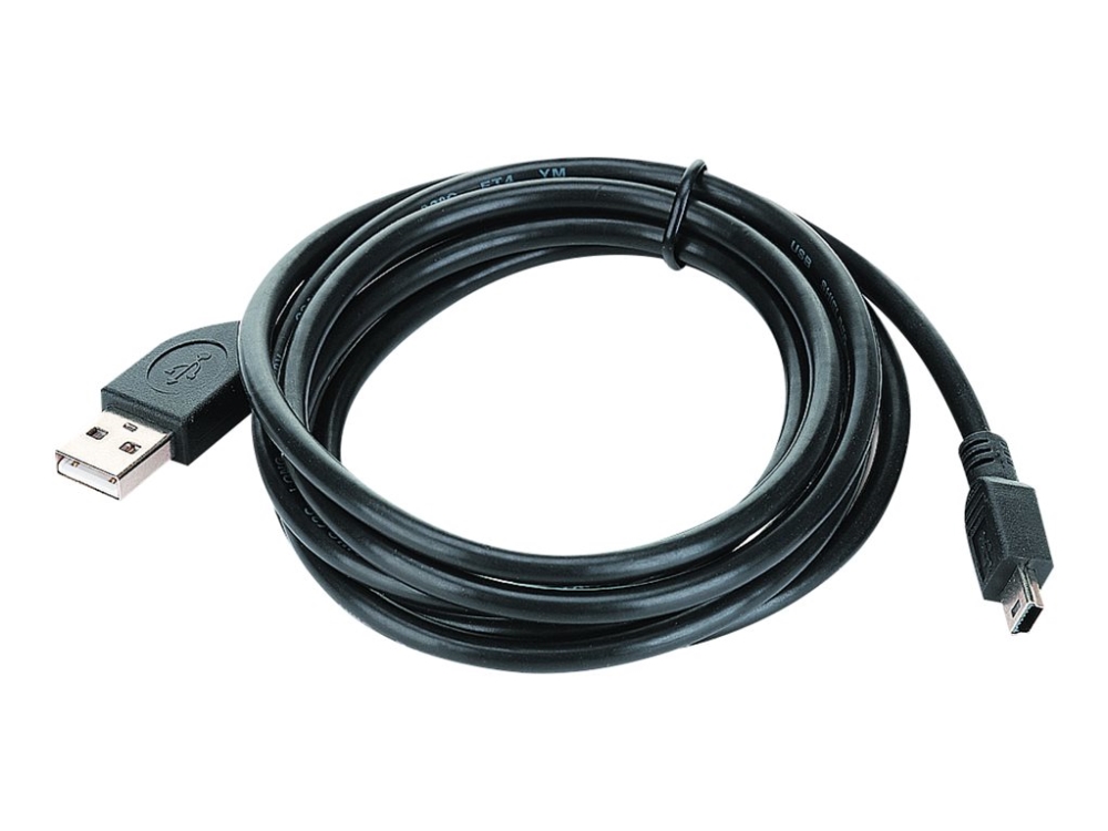 Gembird 1.8M Usb 2.0 A/Mini-Usb M, 1,8 M, Usb A, Mini-Usb B, Usb 2.0, Männlich/Männlich, Schwarz