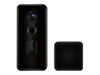 Xiaomi Smart Doorbell 3, Schwarz, 79 Db, Haus, Büro, 1 Stück(E), 180°, Dual Motion Detection