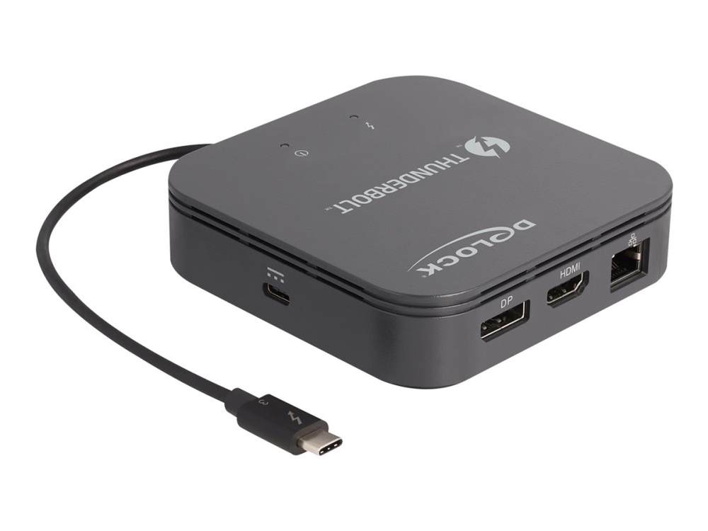 Delock - Dockingstation - Thunderbolt 3 - Hdmi, Dp - 1Gbe