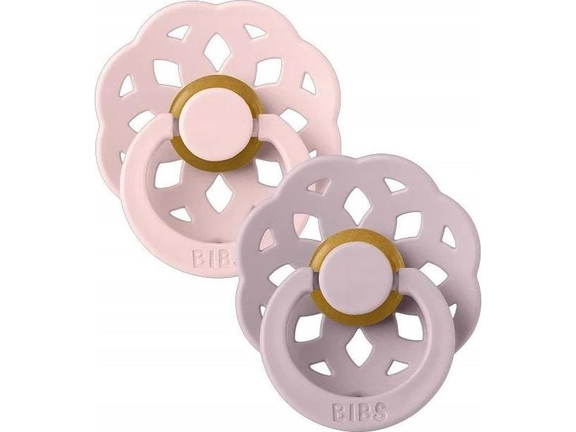 Haklappar BIBS BOHEME 2-PACK BLOSSOM &amp DUSKY LILAC S Hevea gummisnutte | N - A | GameStuff