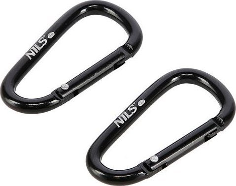 Nils Extreme Karabinhage 2 Stk. Nc1710 Sort