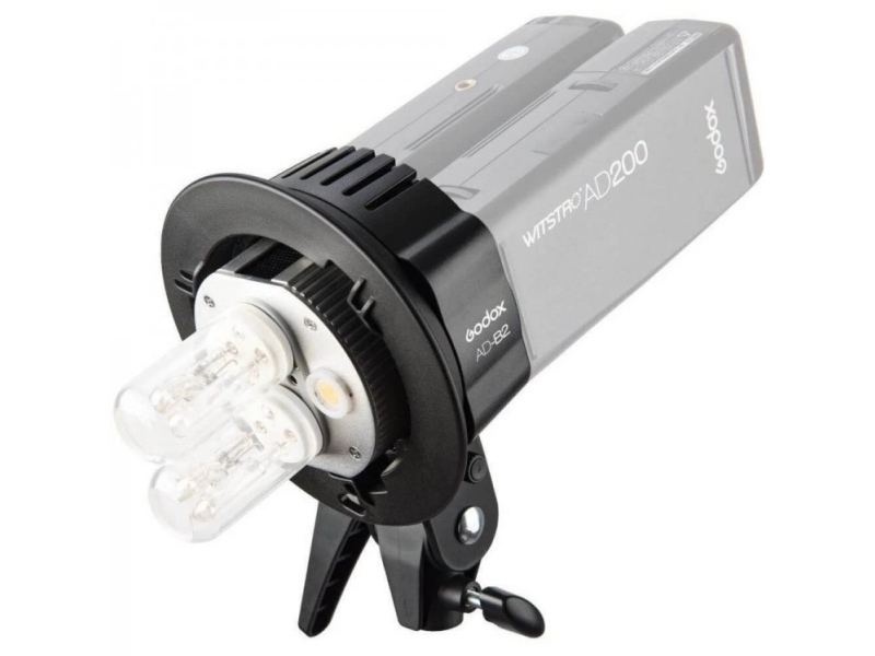 Apšvietimo priedas - Godox AD B2 Dual Power Flash Head (400W/s, Bowen S type mount) | Foto och video - Stativ - Stativ | GameStuff