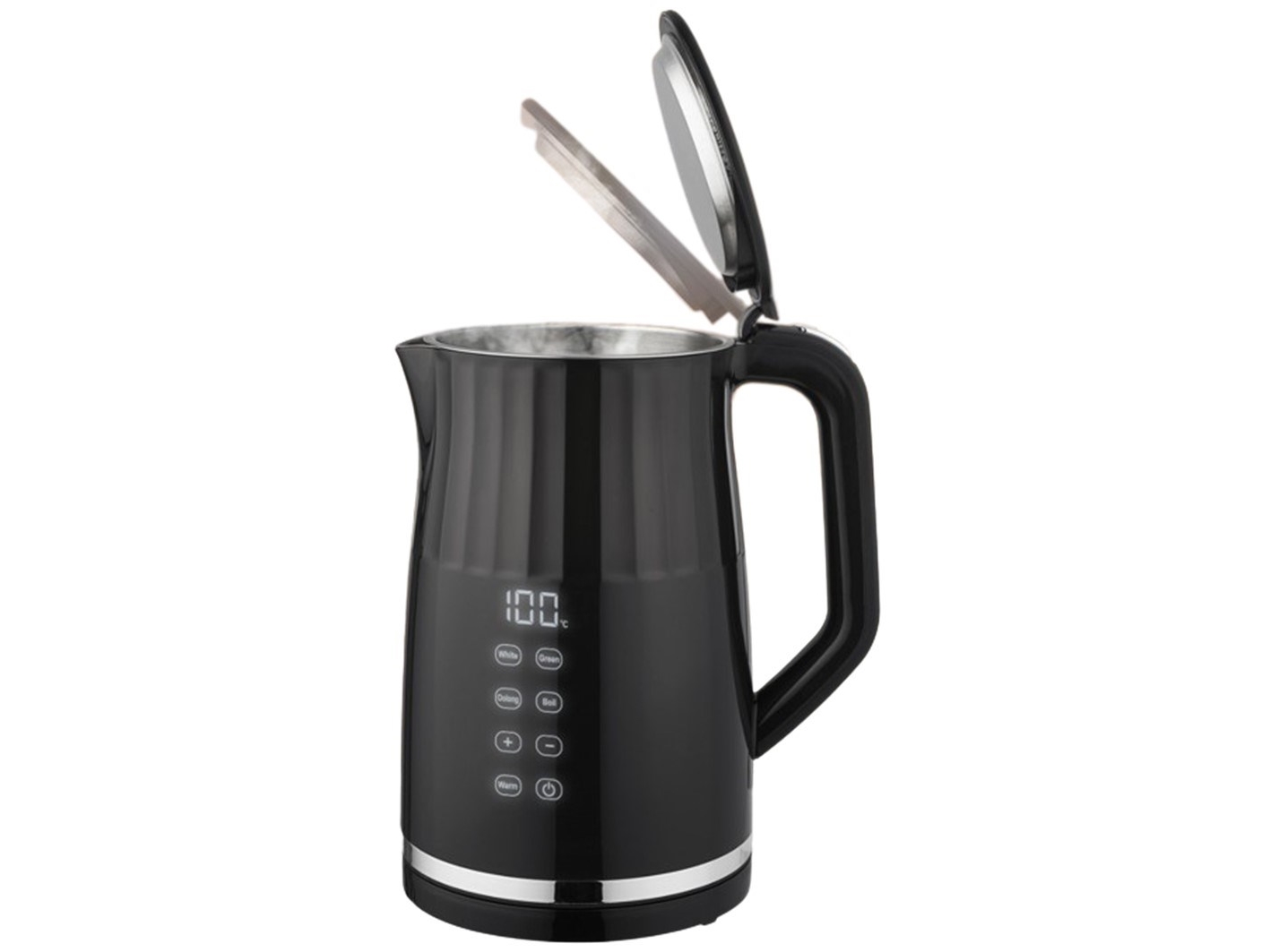 Kettle Feel Maestro MR-049 Black Transparent Glass Borosilikatglass 2200 W 1,7 L