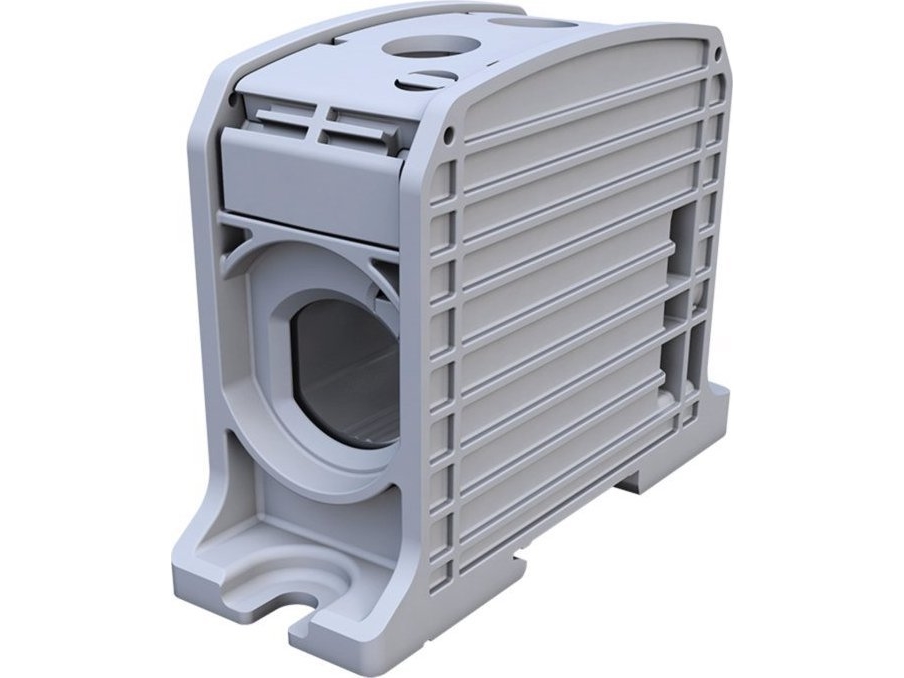 Gewindeschienenkupplung Al/Cu Stb 185 (87810) Simblock Grau 81201002