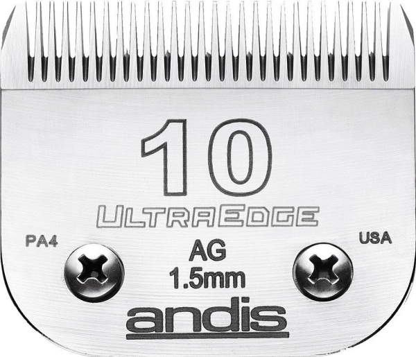Andis Stahlklinge Snap-On Für Groomer-Maschine, Nr. 10 (1,5 Mm), Universal