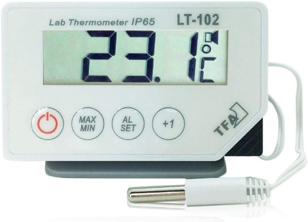 Tfa-Dostmann 30.1034, Elektronisches Umgebungsthermometer, Indoor, Digital, Weiß, Kunststoff, °C