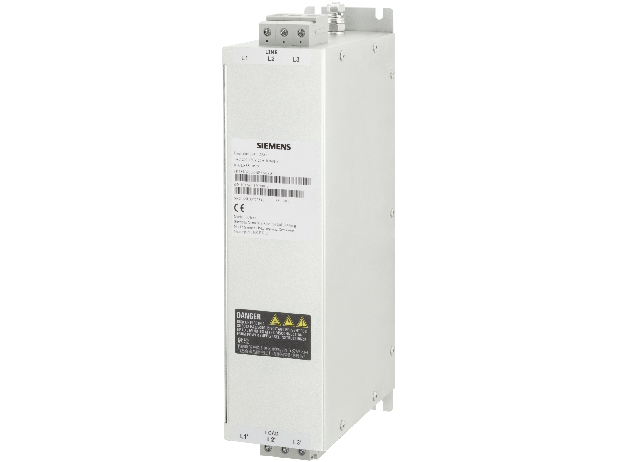 Siemens 6Sl3203-0Be21-2Va0 Netfilter