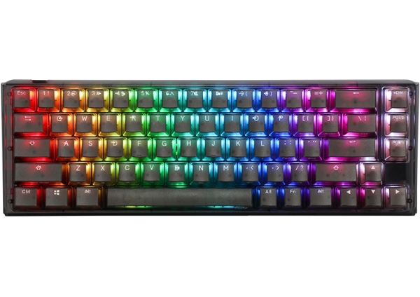Ducky One 3 Aura Sf, Ledningsført, Usb, Mekanisk, Qwerty, Rgb Led, Sort