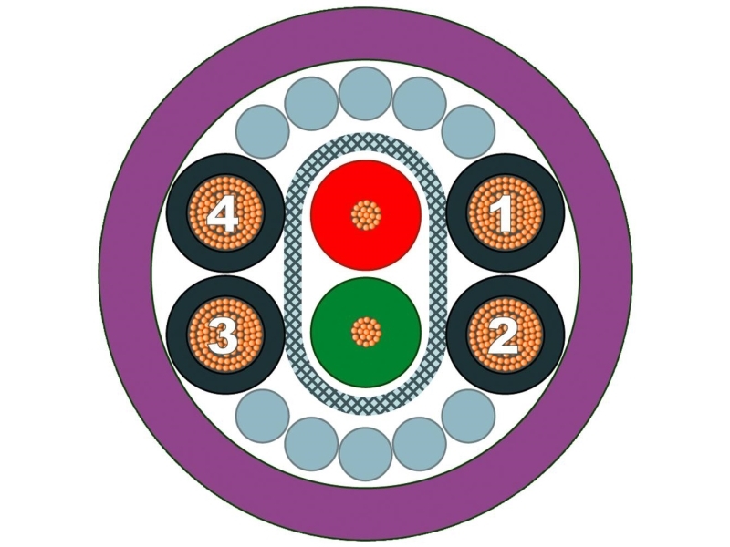 Siemens 6XV18307BN15 Hybrid-kabel 1 stk | EL Artiklar - Kablar och ledningar - busstrådar | GameStuff
