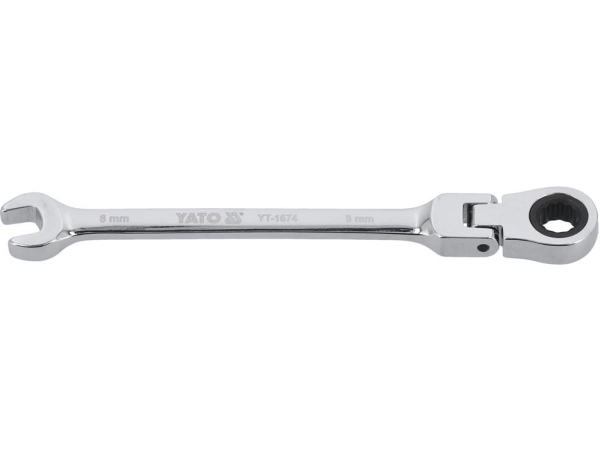 Skraldenøgle Og Lednøgle 8 Mm Yt-1674