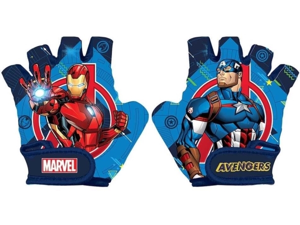 Disney Cycling gloves for children Seven Avengers, blue/red, S | Sport & Träning - Sportutrustning - Fitness | GameStuff