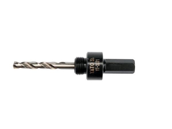 Yato Yt-3371, Hulsav, Hole Saw Arbor, 1,6 Cm, Sekskantet Skaft, Sort, Sølv, 1 Stk