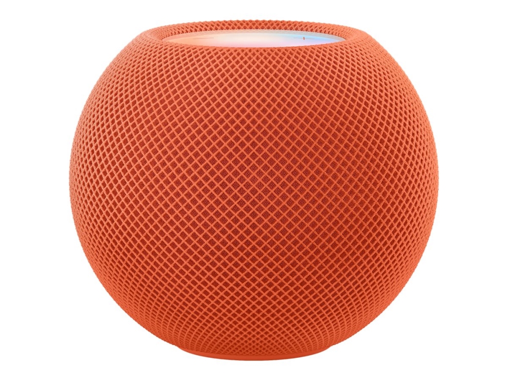 Apple Homepod Mini, Apple Siri, Rund, Orange, Voller Bereich, Berührung, Apple Music, Einschalten