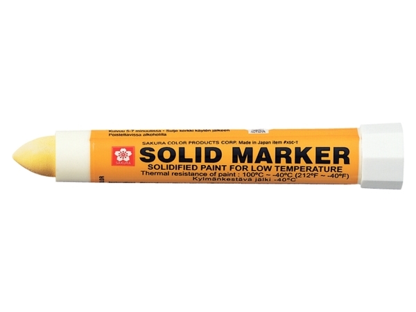 Sakura Marker Solid Gul Til Lave Temperaturer