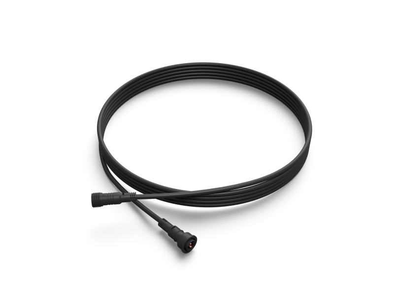 Philips Förlangningssladd 5 M Strömkabel Svart Plast Tradgård Terass Ip65 Modern