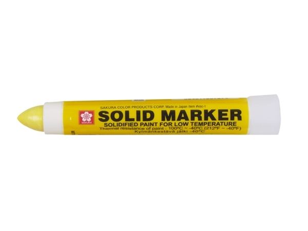 Sakura Solid Low Temp, 1 Stück(E), Gelb, Rundspitze, Gelb, Rund, 1,3 Cm