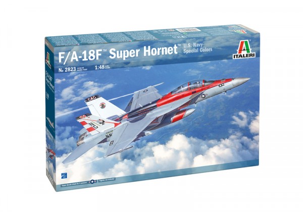 Italeri - F/a-18f Super Hornet Fly Byggesæt - U.s. Navy - 1:48 - 2823
