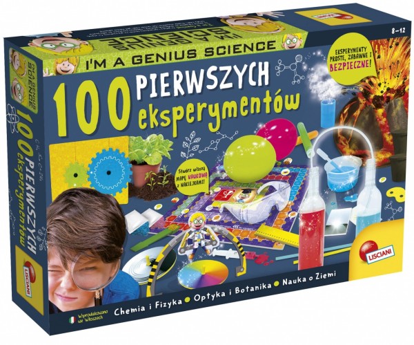 Lisciani I'm a Genius Laboratorium - 100 eksperimenter (GXP-606504)