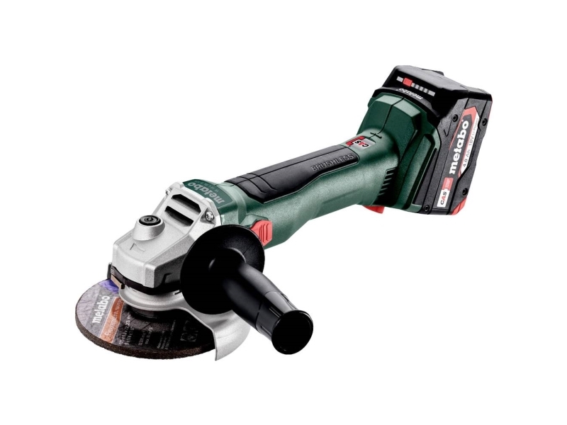 Metabo W 18 L Bl 9-125, 10000 Rpm, 12,5 Cm, Batteri, 4 At, 1,5 Kg, Børsteløs Motor