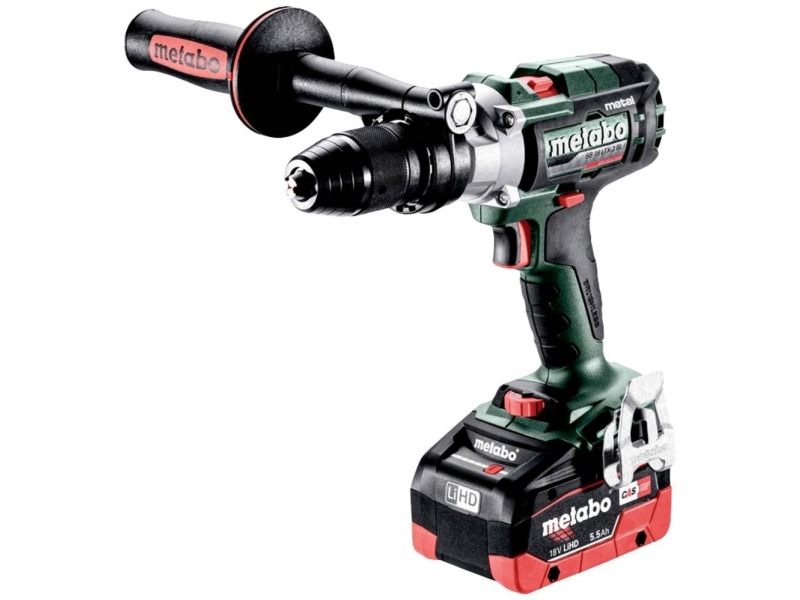 Boremaskine/Skruemaskine Metabo Sb 18 Ltx-3 Bl I, 18 V, 2× Batteri 5,5 Ah