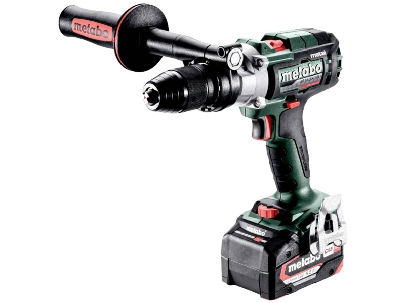 Metabo Sb 18 Ltx-3 Bl I Metall-Akku-Schlagbohrmaschine Bürstenlos, Inkl. Zusatzakku, Koffer, Inkl. Ladegerät