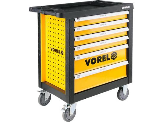 VOREL 6-SHULFAD + 177 TOOLS arbejdsbænk 58540
