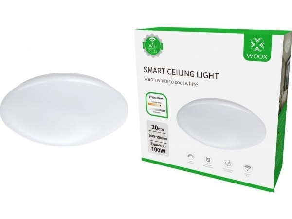 Woox R5111, 24 Glühbirne(N), Led, 1200 Lm, Ip20, Weiß