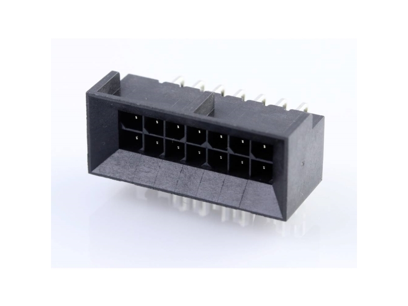 Molex inbyggda stiftlister (standard) totalt antal poler 14 444281401, 1 st | EL Artiklar - Cee & multipolär - Multipolär material | GameStuff