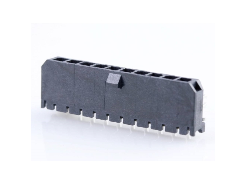 Molex Indbygningsstiftliste (standard) Samlet antal poler 10 Rastermål: 3.00 mm 436501010 1 stk Tape on Full reel