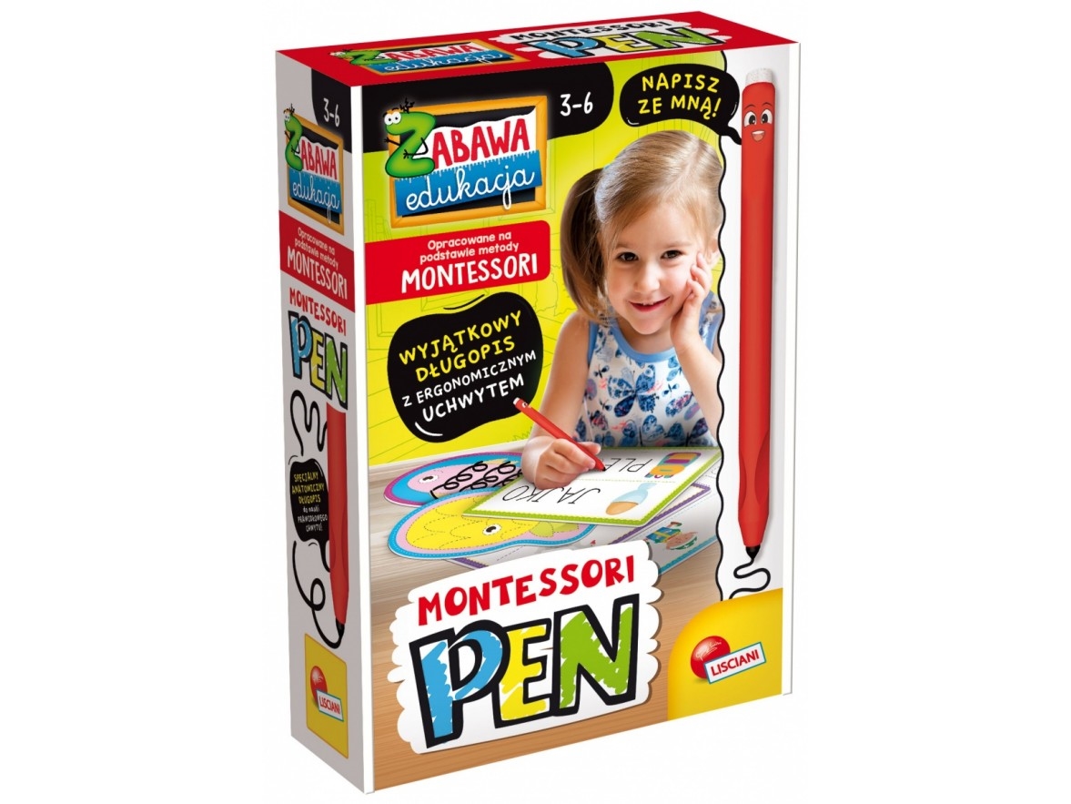 Montessori-Stift Mit 32 Schiefertafeln Pl97203 Lisciani