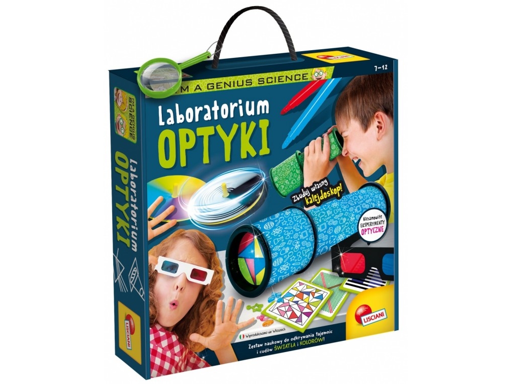 Lisciani Science Kit Im A Genius Laboratory Of Optics