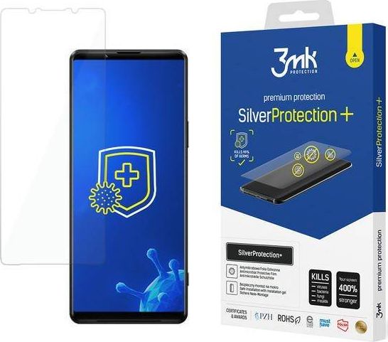 3mk Silver Protect Sony Xperia 1 Iii 5g Antimicrobial Film Wet Mount