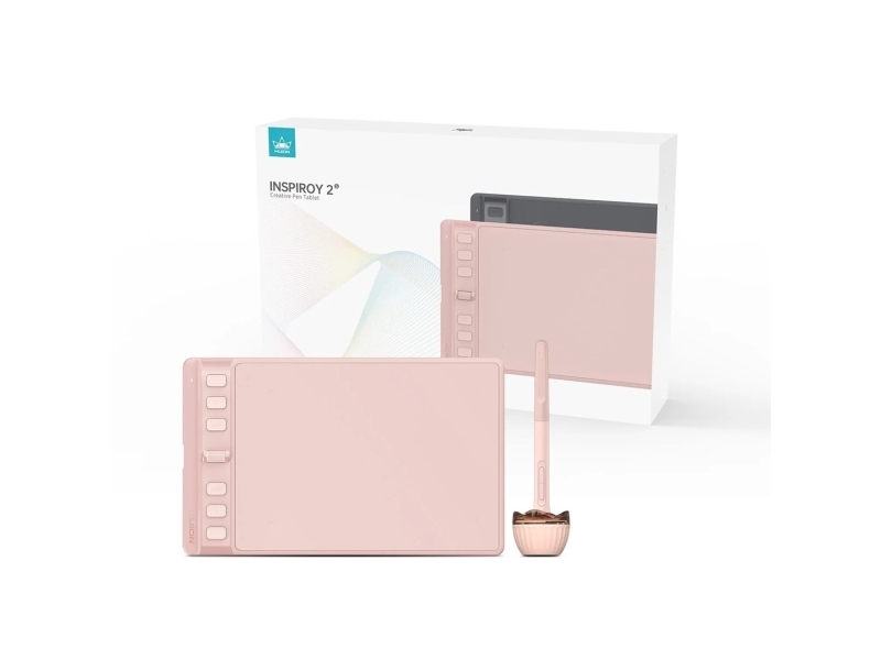 Grafisk nettbrett Huion Inspiroy 2S Pink